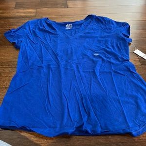 Brand New Blue vneck shirt. Size XL